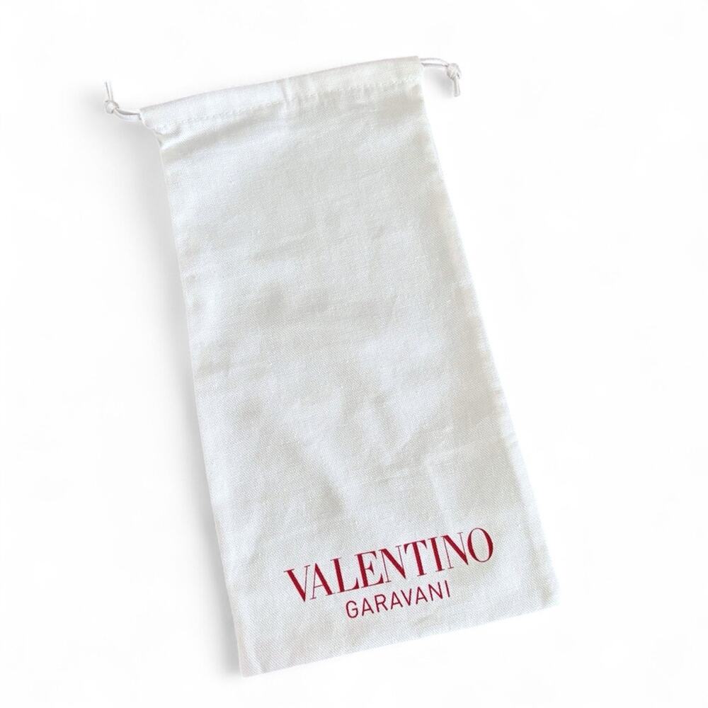 Valentino Garavani White Bag with Red Logo 13"x7"